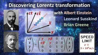 Discovering Lorentz transformation with Albert Einstein