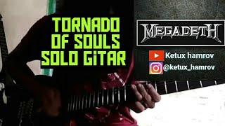 TORNADO OF SOULS - MEGADETH  [ SOLO GITAR COVER ]  #martyfriedman #megadeth