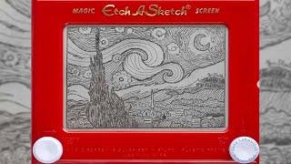 Etch A Sketch Artist Makes Masterpieces On 90's Kids Toy | Localish