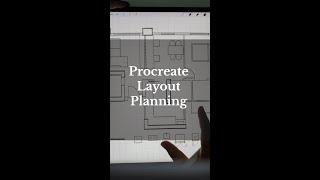 Procreate Layout Planning Tutorial - Draw Out Your Floor Plan in 10 Minutes