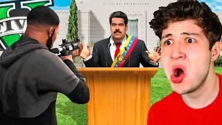 Esto PASA si MATAS al PRESIDENTE de VENEZUELA en GTA 5...  (Mods)