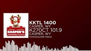 KKTL 1400 Casper, WY "Casper's Reindeer Radio" Legal ID [Christmas Music](12/9/24)