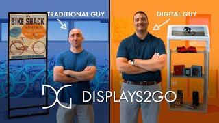 Display Stuff Better with Traditional & Digital Display Solutions | Displays2go®