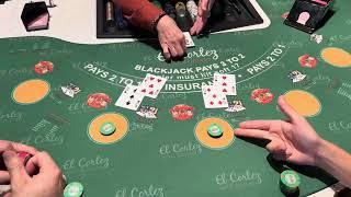 $2000 Buy-in LIVE Blackjack session at El Cortez