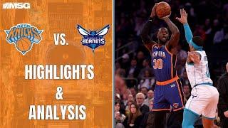 Knicks Advance To Knock Out Round Thanks To Blowout Win Over Hornets | New York Knicks