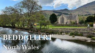 The pretty village of Beddgelert, Snowdonia National Park, Wales