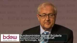 Rede des Bundeswirtschaftsministers Rainer Brüderle auf dem BDEW Kongress 2010