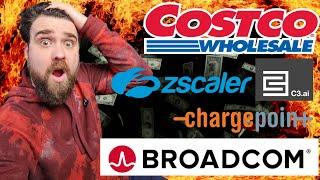 Live Stock Market Earnings! Costco Stock, ZScaler Stock, C3ai Stock, Chargepoint, Broadcom