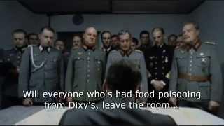 Hitler reacts to John blocking cardboard compactor