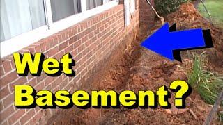 Wet Basement?  Common Problems that You Can Correct