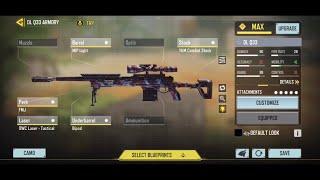 My SNIPER (DL Q33) Armory Max Upgrade Loadout #6 - Call of Duty Mobile