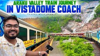 VISTADOME journey through ARAKU Valley | SCENIC Train journey of INDIA 