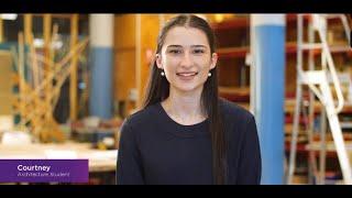 Meet Courtney, an Architectural Design student at UQ