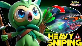 BE CAREFUL !!! DECIDUEYE CAN KILL YOU INSIDE MAIN BASE WITH THIS BUILD  | POKEMON UNITE