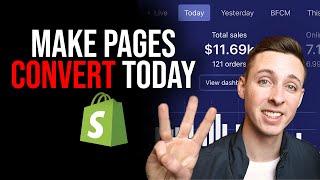 Ultimate 3 Tips To Make Your Product Pages Convert | Shopify Tips