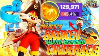 THIS INSANELY BROKEN CINDERACE BUILD IS OFFICIALLY THE BEST BLAZE KICK META BUILD!!! | Pokemon Unite