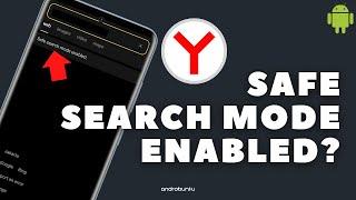 Tips Mengatasi Yandex Muncul "Safe search mode enabled" Tidak Ada Hasil Pencarian