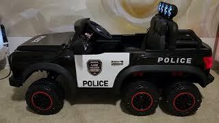 Hikiddo 24V Kids Ride on Police Car 2 Seater Review, Good quality, heavy duty, works great, plenty