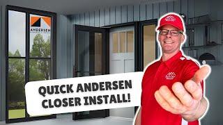 15 - Expertly Install the Andersen Storm Door Closer - #stormdoorguy #diy #install