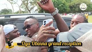 OGA OBINNA GRAND ARRIVAL AT FRED OMONDI'S BURIAL