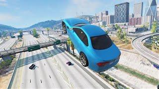 VOITURE QUI SAUTE LE PLUS LOIN - YOUTUBE - BEAMNG DRIVE