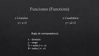 [MATEMÁTICAS] Notas breves y traducción ingles -español (términos)