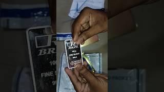 100 gram Silver Bar - Unboxing @happyunbox25 #unboxingvideos #ajio #silvercoins #silverbars