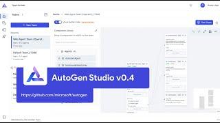 A Friendly Introduction to AutoGen Studio v0.4 (UI for Building AI Agents with AutoGen)