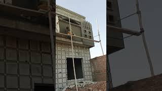 #construction #boundarywall #house #wall #walldesign mistri Junaid