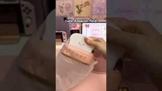 cute amazon find  kawaii desk accessories | pink aesthetic | desk setup