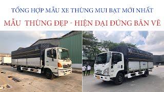 Tổng Hợp Mẫu Thùng Bạt Bắt Mắt Cho Xe Tải Hino  2021