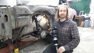 Part 56: Air Suspension 2 - Front Air Struts and Brackets - My 76 Mazda RX-5 Cosmo Restoration