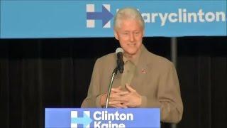 Bill Clinton redneck remark 10-11-16 -- Short clip