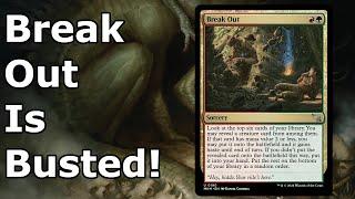 EVERYONE MISSED THIS CARD DURING SPOILERS!  Break Out Midrange (Jund Aggro- Legacy MTG)