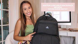 MATEIN LUNCHBOX BACKPACK REVIEW | Future Nurse Destiny