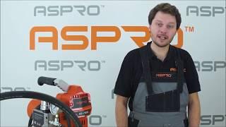 ASPRO 1900 видеообзор окрасочного аппарата