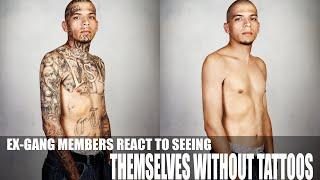 Ex-gang members see themselves without tattoos for the first time in years!_ Dennis full interview