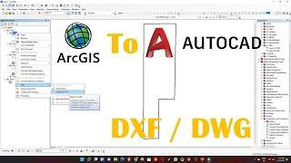 Convert GIS file shapefile to DXF or DWG Autocad