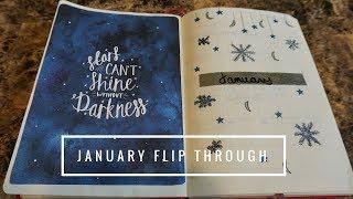 Bullet Journal | January Flip Through