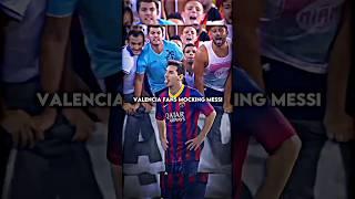 Messi Revenge on Valencia fans  #football #shorts #footballshorts