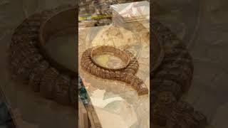 От 3D-модели до стильной подачи в ресторане!  #деревяннаяпосуда #wood #дуб #woodworking