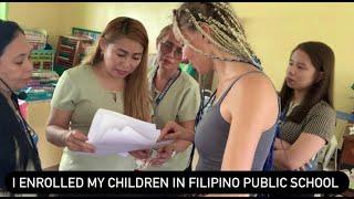 I enrolled my children in Filipino Public School Kids found 17 starfishes Mom & Dad eat Chouepsoy