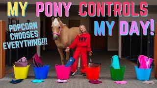 MY HORSE CONTROLS MY DAY!!! - Popcorn The Pony