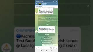 TELEGRAM GURUHDAN REKLAMACHI BOTLARNI O'CHIRISH