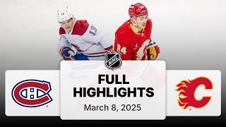 NHL Highlights | Canadiens vs. Flames - March 8, 2025