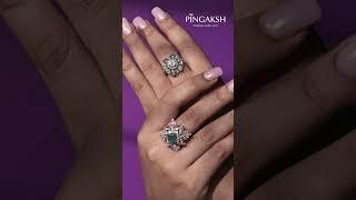 Complete your look with stunning Pingaksh diamond Jewellery#trending #diamondelegance #diamondjewels