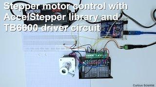 Arduino with TB6600 using AccelStepper library