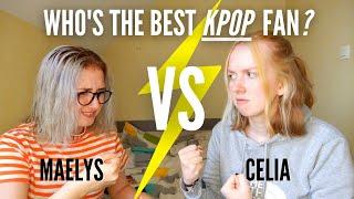 Who's the best kpop fan? Sister vs sister | UCanCallMeC