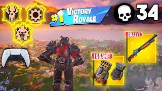 34 Eliminations Solo Vs Squads Gameplay Win (Fortnite Chapter 5 Season 3)