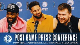 Jason Kidd, Naji Marshall, Klay Thompson & Luka Dončić | Post Game vs NOP | 11/19/24